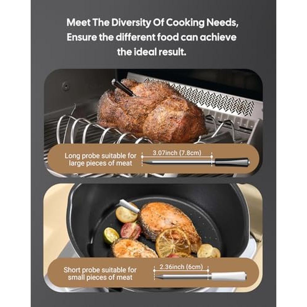 Meat Thermometer: Fitflavor Bluetooth Dual Probes WiFi – Close-up Detail