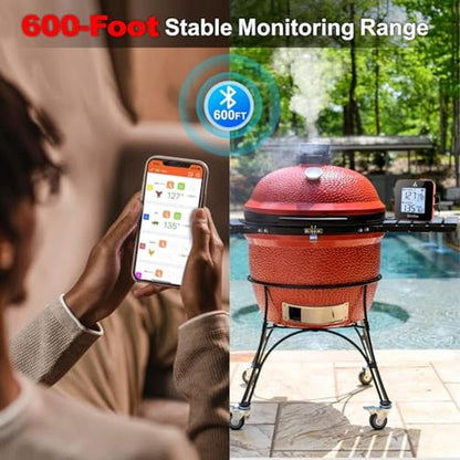iProbe 600: Premium Digital Wireless Meat Thermometer with – Close-up Detail