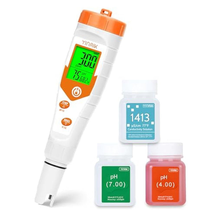 Hydroponics Meter for Sale: Premium Grade pH EC TDS – Front View