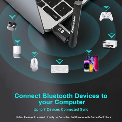 Hakimonoe Long Range USB Bluetooth 5.4 Adapter – Close-up Detail