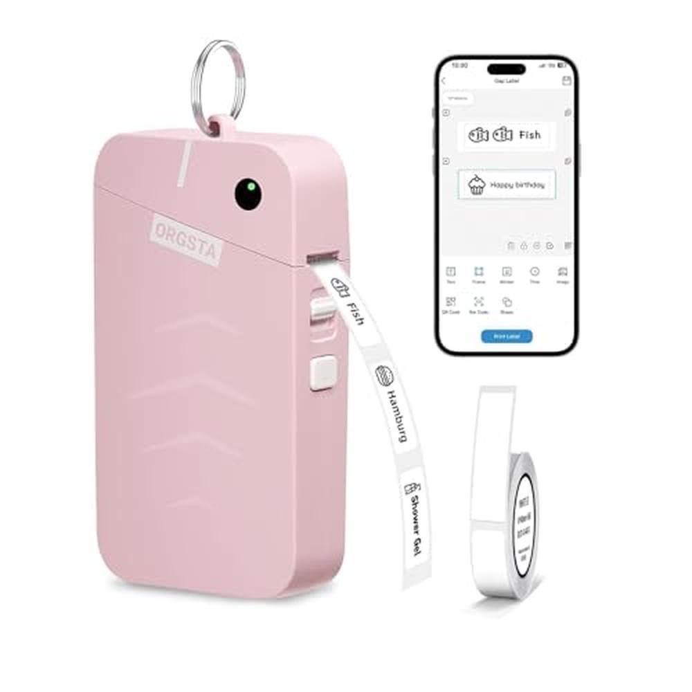 Label Maker: ORGSTA S001 Portable Bluetooth Thermal Label – Front View