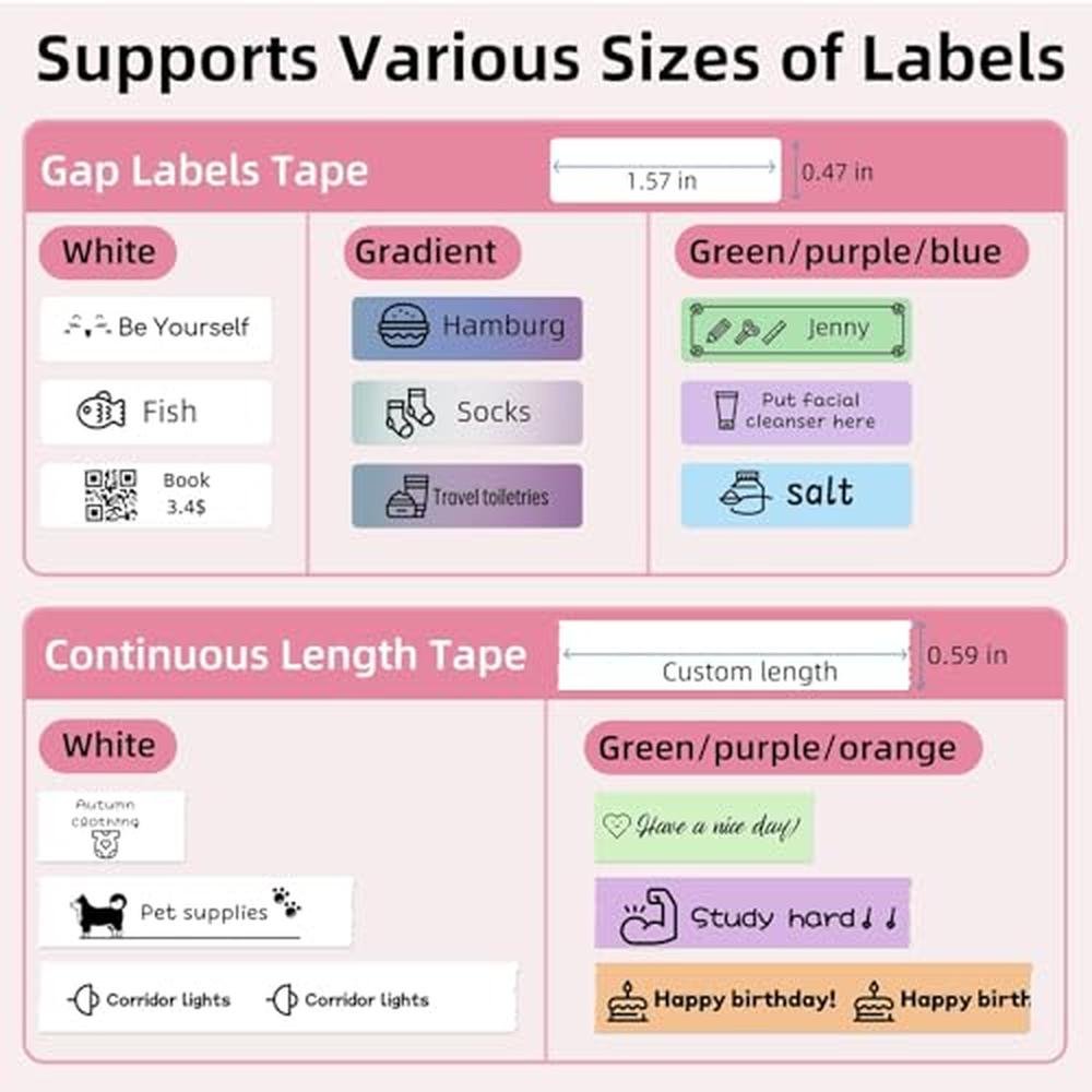 Label Maker: ORGSTA S001 Portable Bluetooth Thermal Label – Close-up Detail