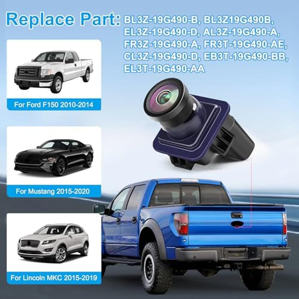19G490 F150 Backup Camera: KUTTOLE F150 Rear View Parking – Side View