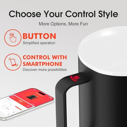 Vsitoo S3 10oz Smart Mug: Temperature Control Heated Coffee – In Use