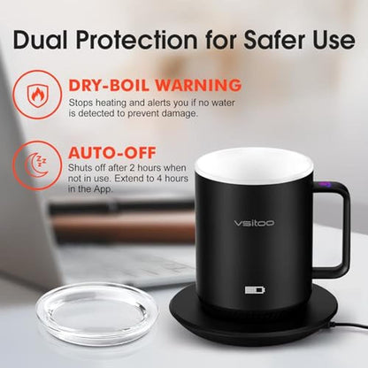 Vsitoo S3 10oz Smart Mug: Temperature Control Heated Coffee – Packaging