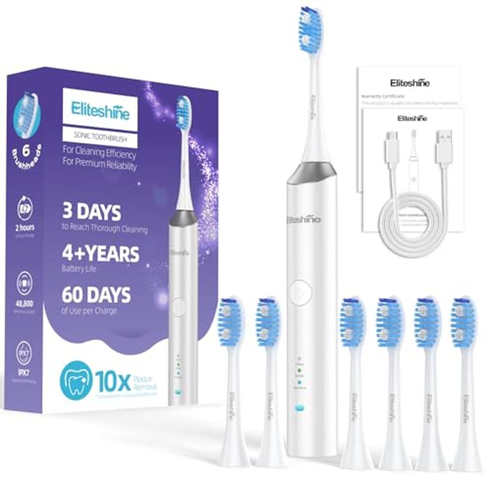 Eliteshine Sonic Electric Toothbrush – Front View