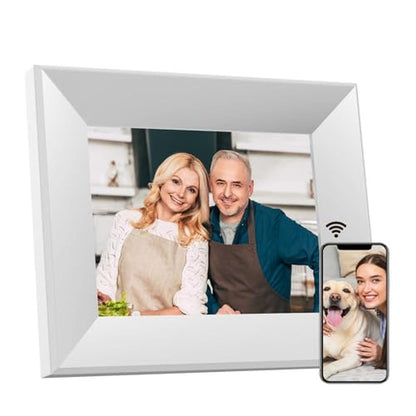 Frame Photo: BWJBSW 8-Inch Digital Picture Frame with WiFi – Front View