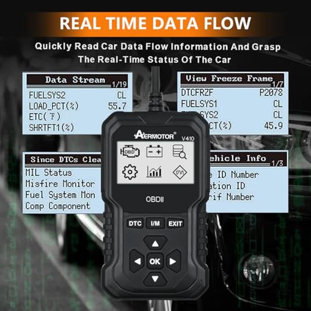OBD2 Scanner: V410 Car Scanner Diagnostic Tool: Engine – Packaging