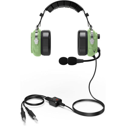 Noise Cancelling Pilot Headphone General Aviation Headset – Side View