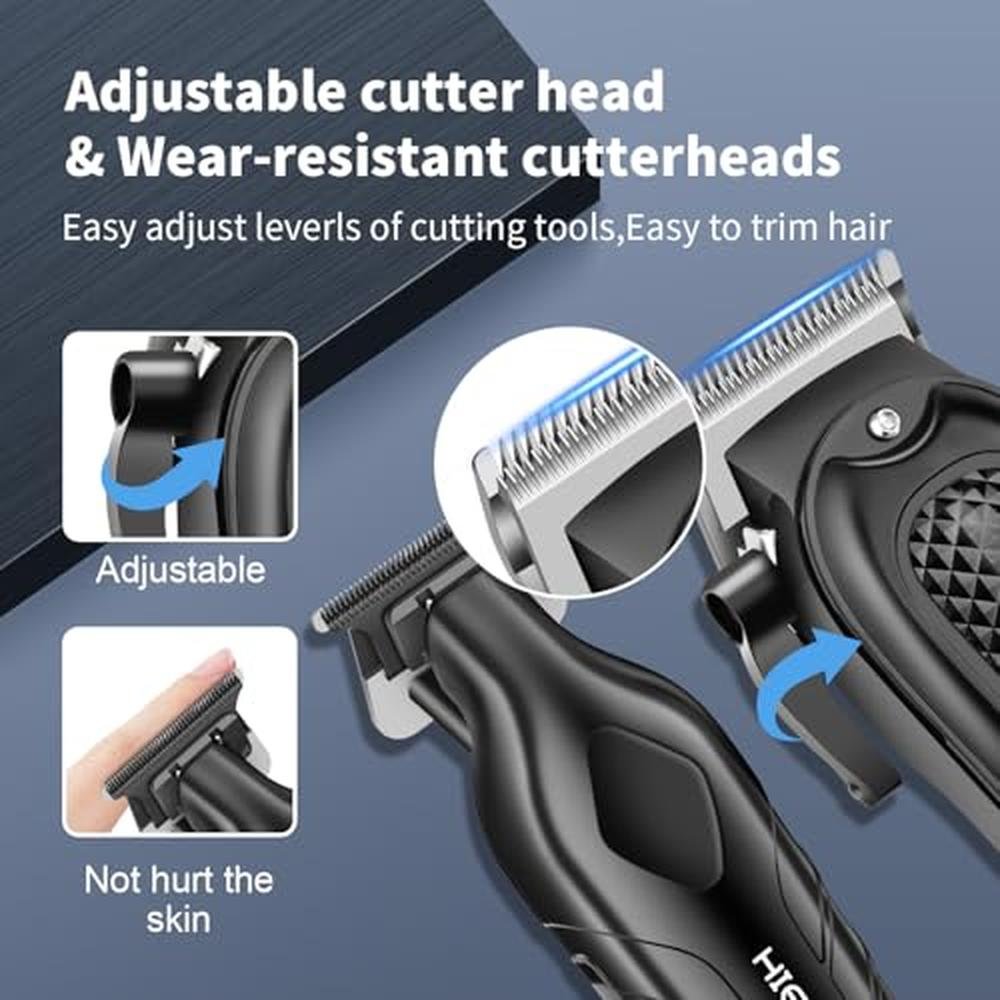 Premium Cordless Men's Trimmer Set – Side View