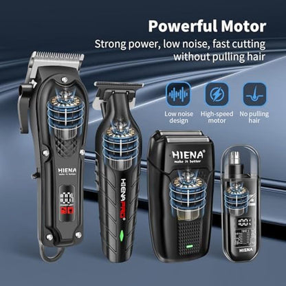 Premium Cordless Men's Trimmer Set – Close-up Detail