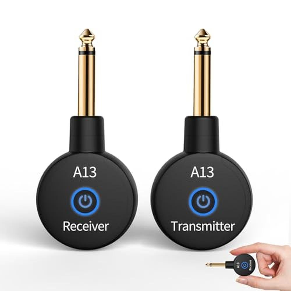 Guitar Bass: A13 Wireless Guitar System 2.4GHz Transmitter – Front View