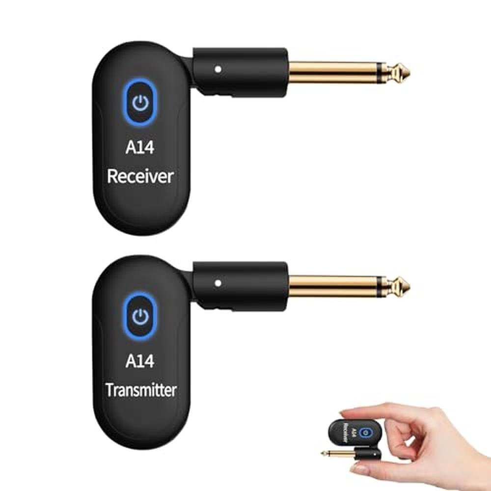 Wireless Guitar System: INGPARTNER A14 2.4GHz 2-Mode – Front View