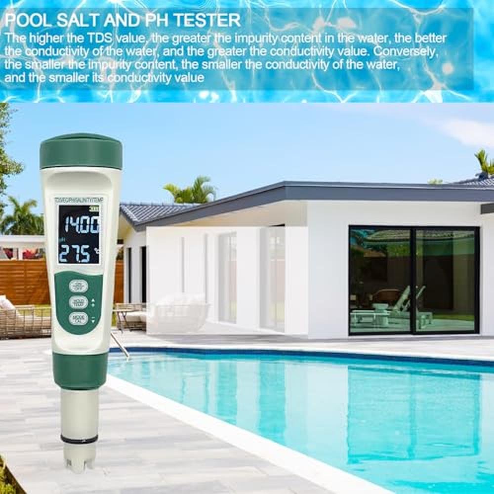 Aquarium Meter: 5-in-1 Digital PH – In Use