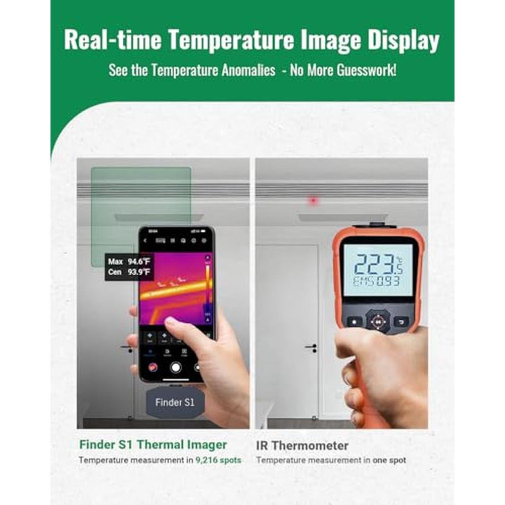 HSFTOOLS Finder S1 Thermal Camera for Android – Side View