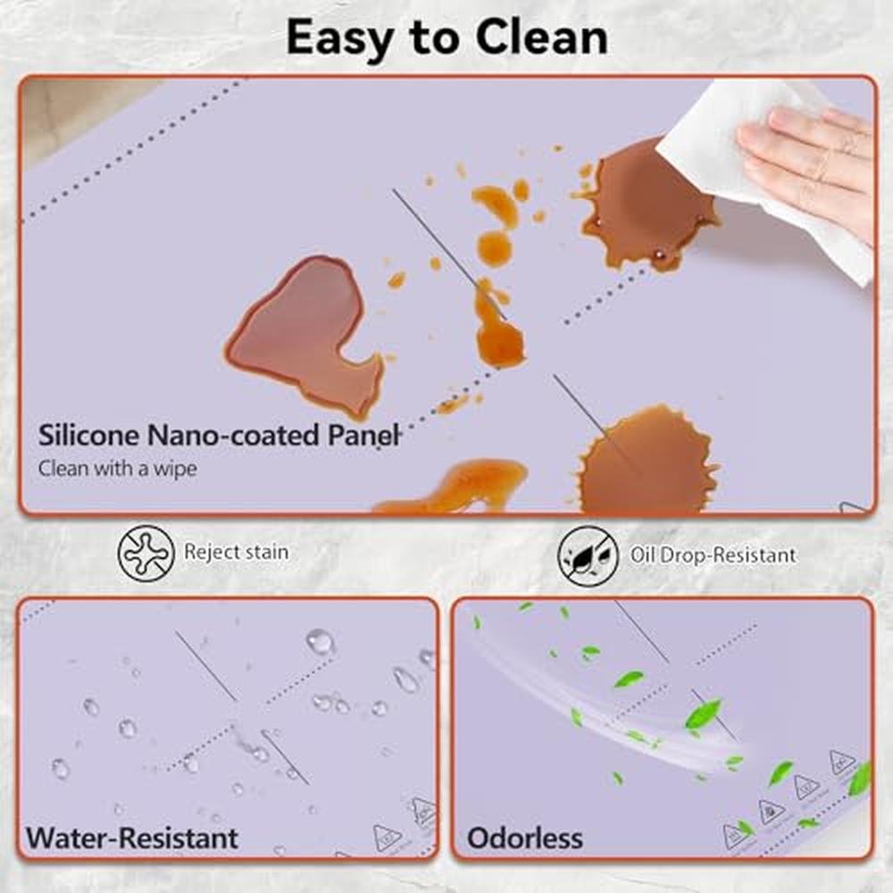 Electric Food Warming Mat: Premium 9 Temperature Settings – In Use