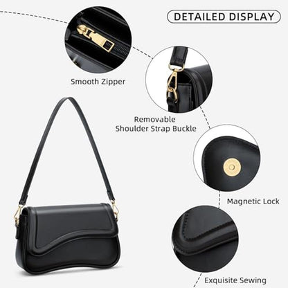 KKXIU Shoulder Bag: Women's Small Clutch Purse – Close-up Detail
