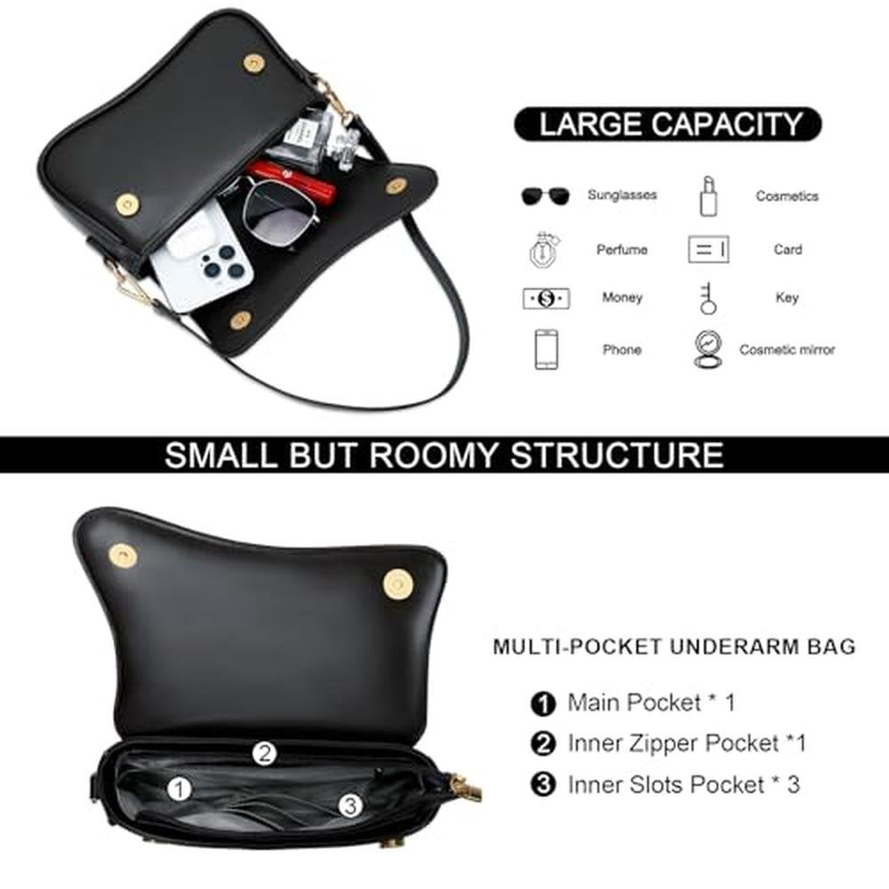KKXIU Shoulder Bag: Women's Small Clutch Purse – In Use