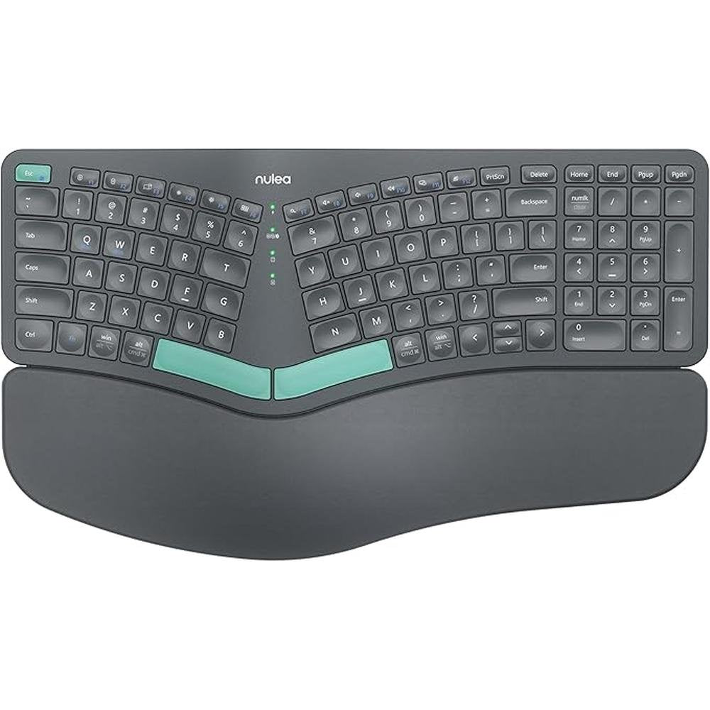 Keyboard Nulea: Nulea Wireless Ergonomic Keyboard Split – Front View