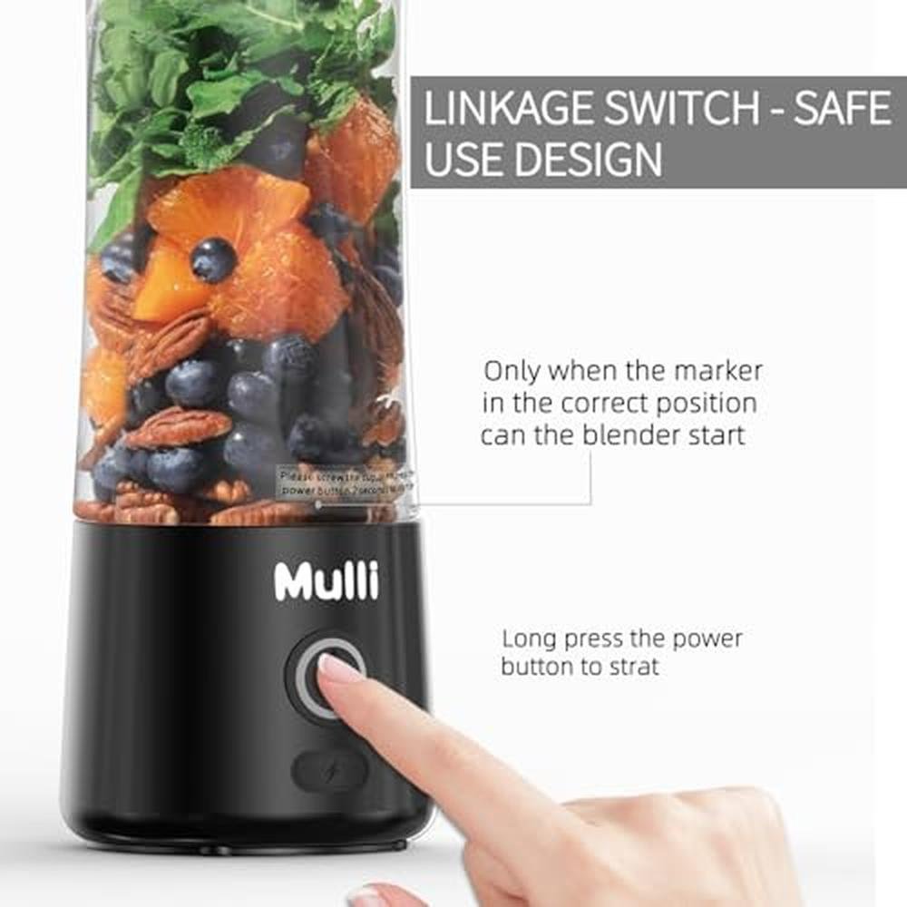 Mulli Portable Blender: USB Rechargeable Mini Blender for – In Use