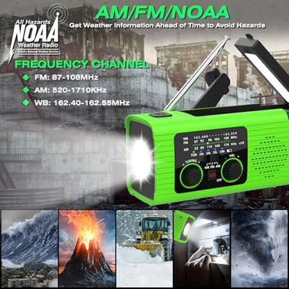 Radio Nitigo: NITIGO Emergency Radio Multifunction Solar – Side View