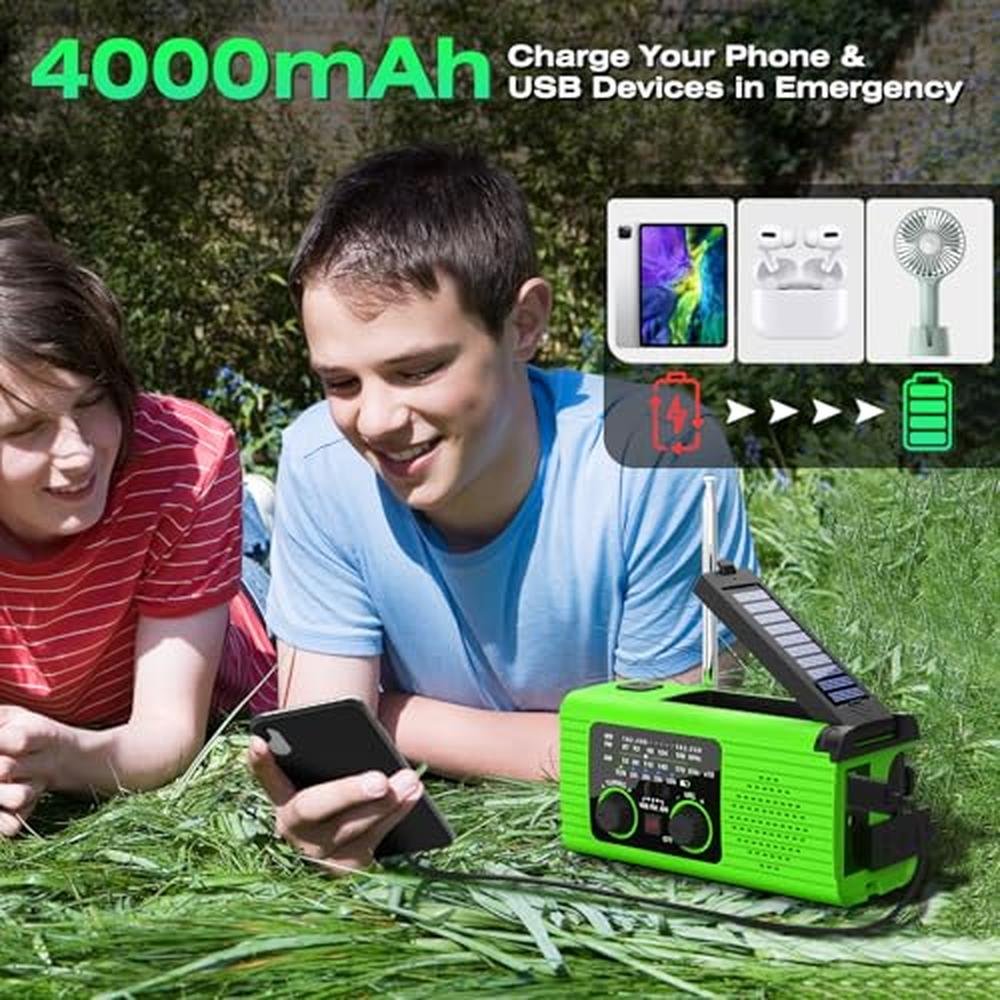 Radio Nitigo: NITIGO Emergency Radio Multifunction Solar – In Use
