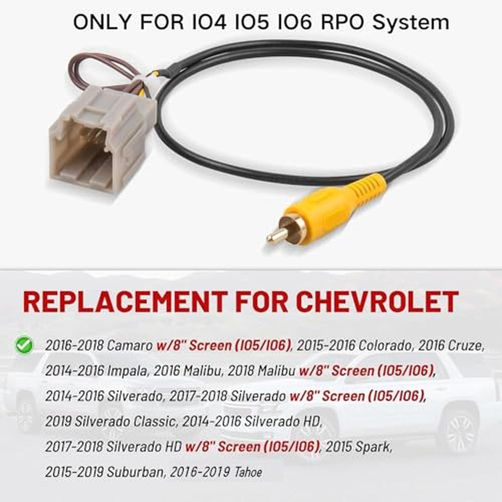 Reverse Camera Retention Wiring Harness – Side View