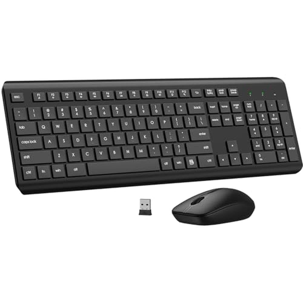 Wireless Keyboard Mouse Combo – Front View