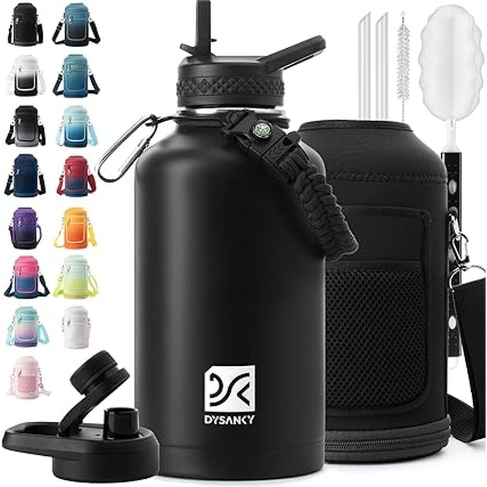 Water Insulated Bottle: DYSANKY Thickened Stainless Steel – Front View