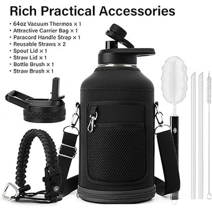 Water Insulated Bottle: DYSANKY Thickened Stainless Steel – Close-up Detail