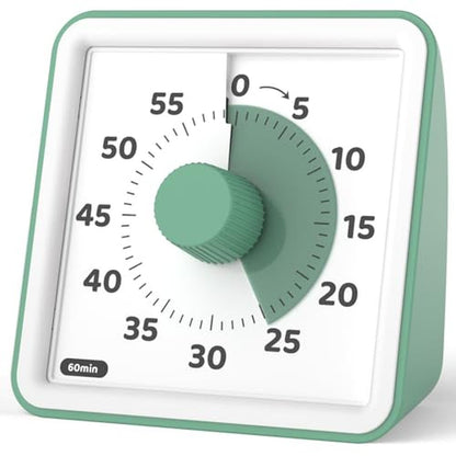 Timer for Kids: 60 Minute Visual Countdown Timer with – Front View
