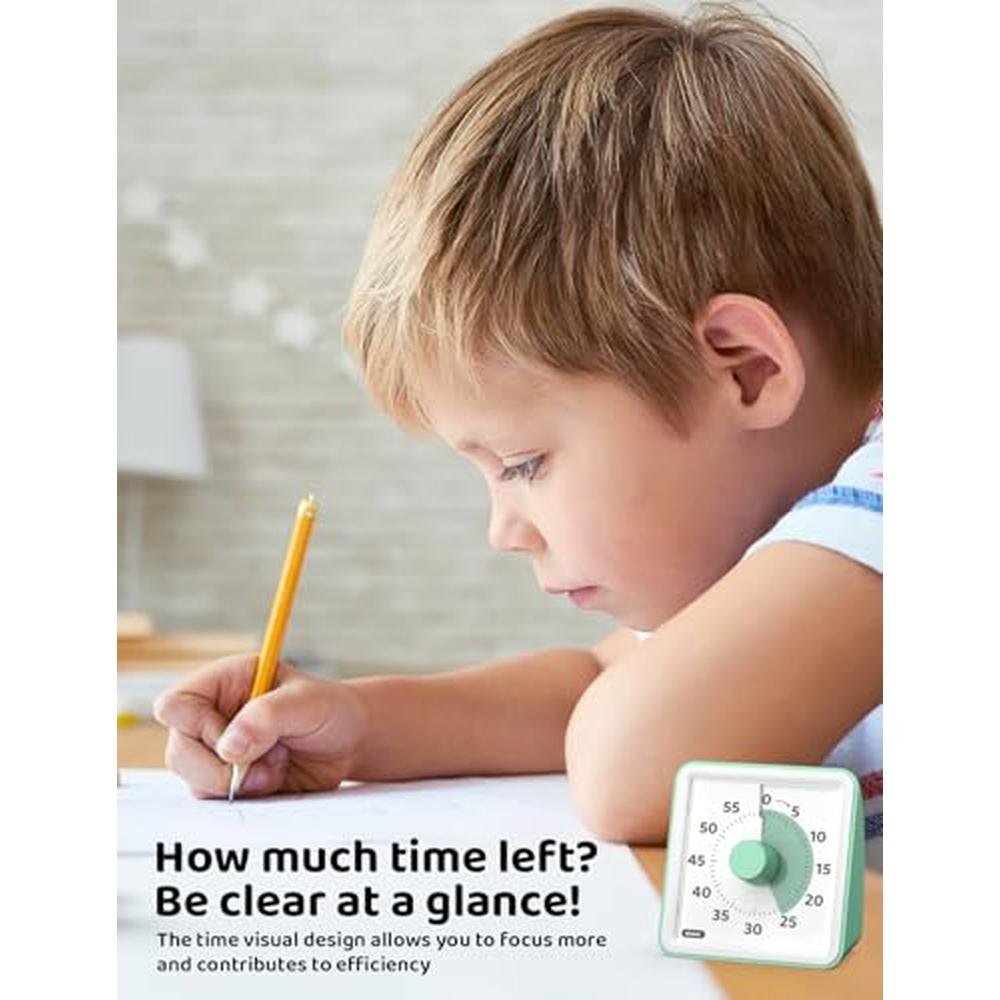 Timer for Kids: 60 Minute Visual Countdown Timer with – Close-up Detail