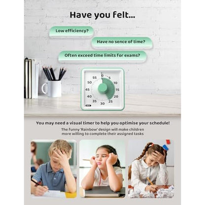 Timer for Kids: 60 Minute Visual Countdown Timer with – In Use