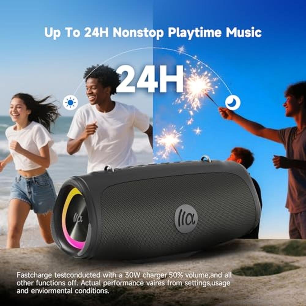 Bluetooth TAZATA: TAZATA Portable Loud 60W Speaker – In Use