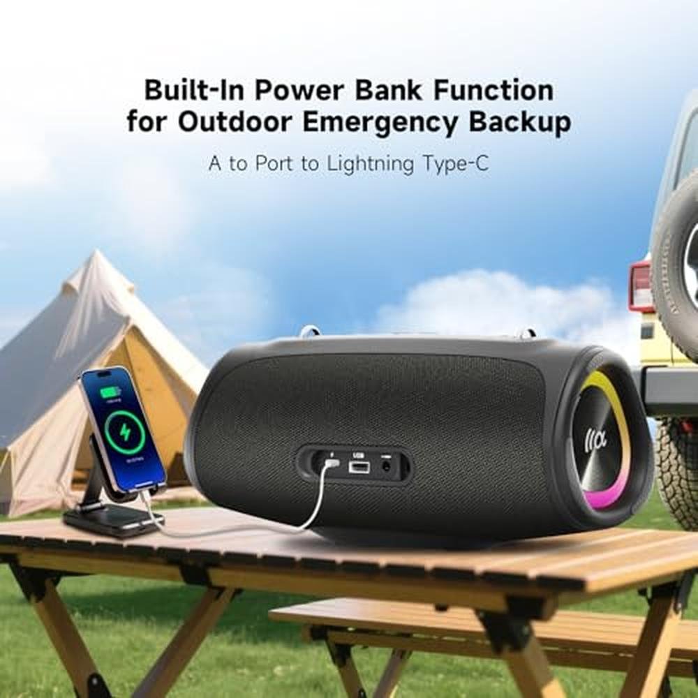 Bluetooth TAZATA: TAZATA Portable Loud 60W Speaker – Packaging