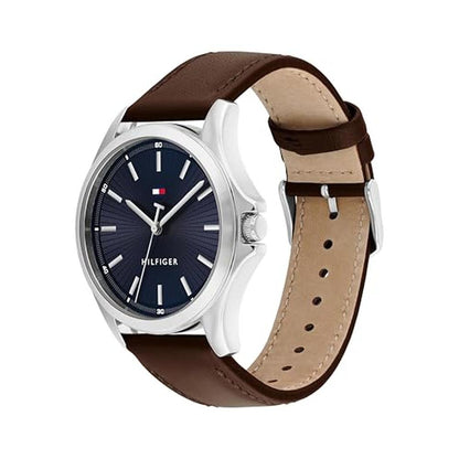 Luxury Timepieces: Tommy Hilfiger Men's 3H Quartz Watch – Side View