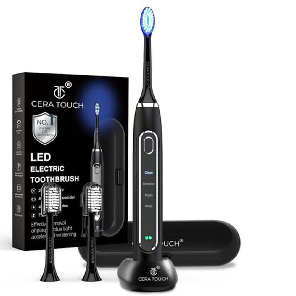 Electric Toothbrush: CERA TOUCH 6 Blue LED Whitening – Front View