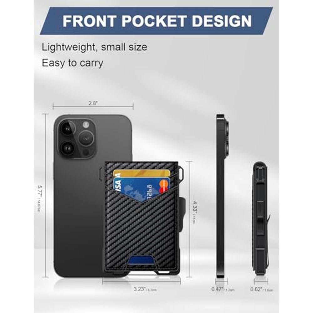 GHUKY Wallet for Men: Minimalist Slim Mens Wallet with – Packaging
