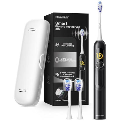 Toothbrush Sakyproral: SAKYPRORAL AI Electric Toothbrush – Front View