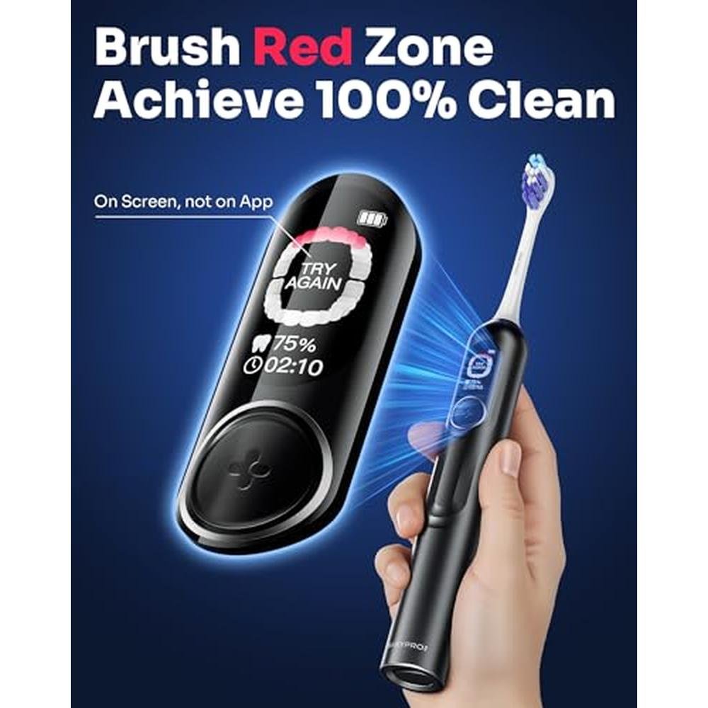 Toothbrush Sakyproral: SAKYPRORAL AI Electric Toothbrush – Side View