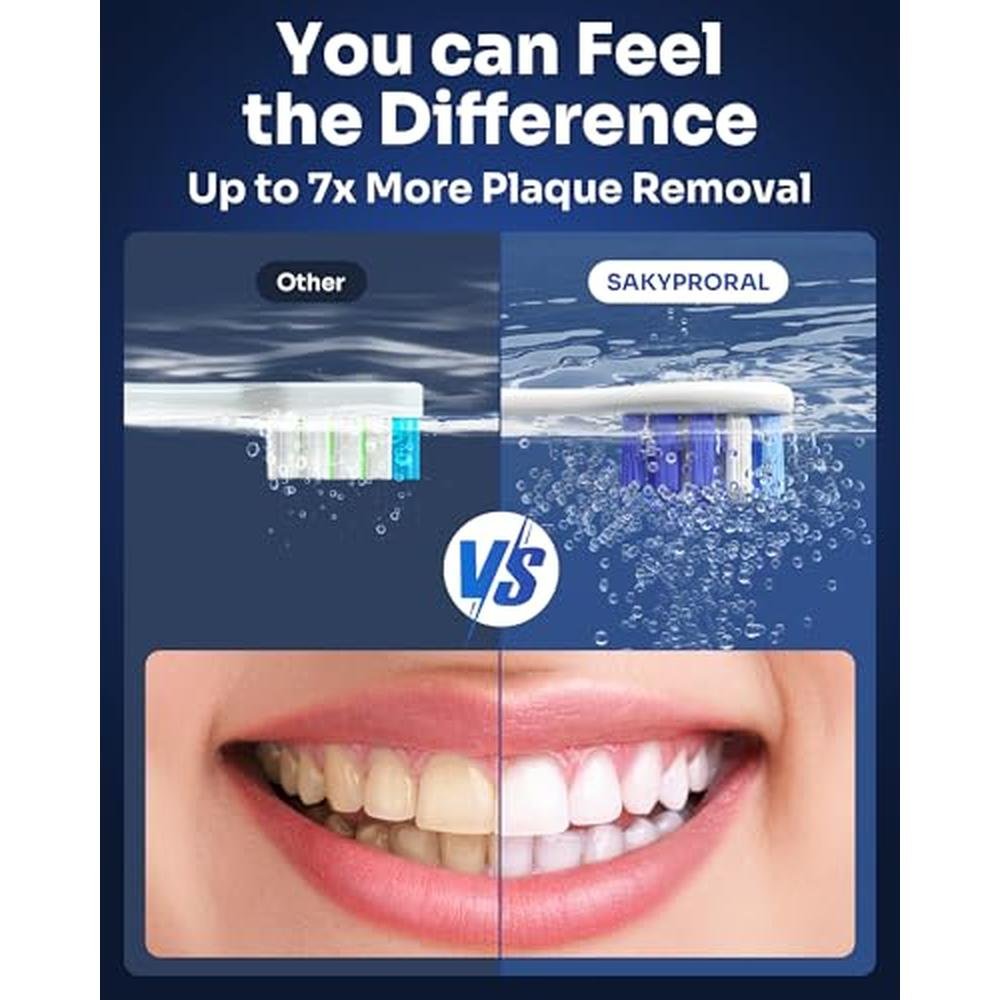 Toothbrush Sakyproral: SAKYPRORAL AI Electric Toothbrush – In Use