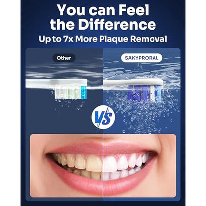 Toothbrush Sakyproral: SAKYPRORAL AI Electric Toothbrush – In Use
