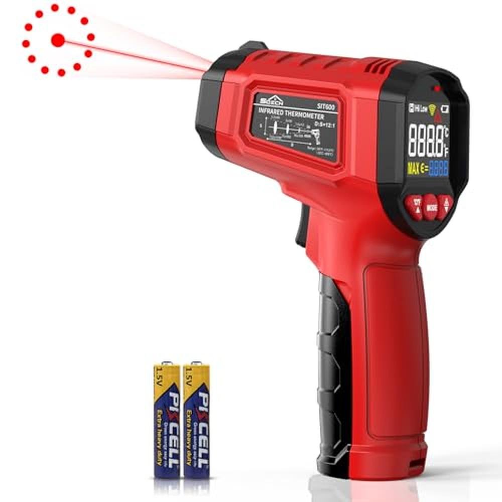 Gun Thermometer: SQECH Laser Thermometer Gun – Front View