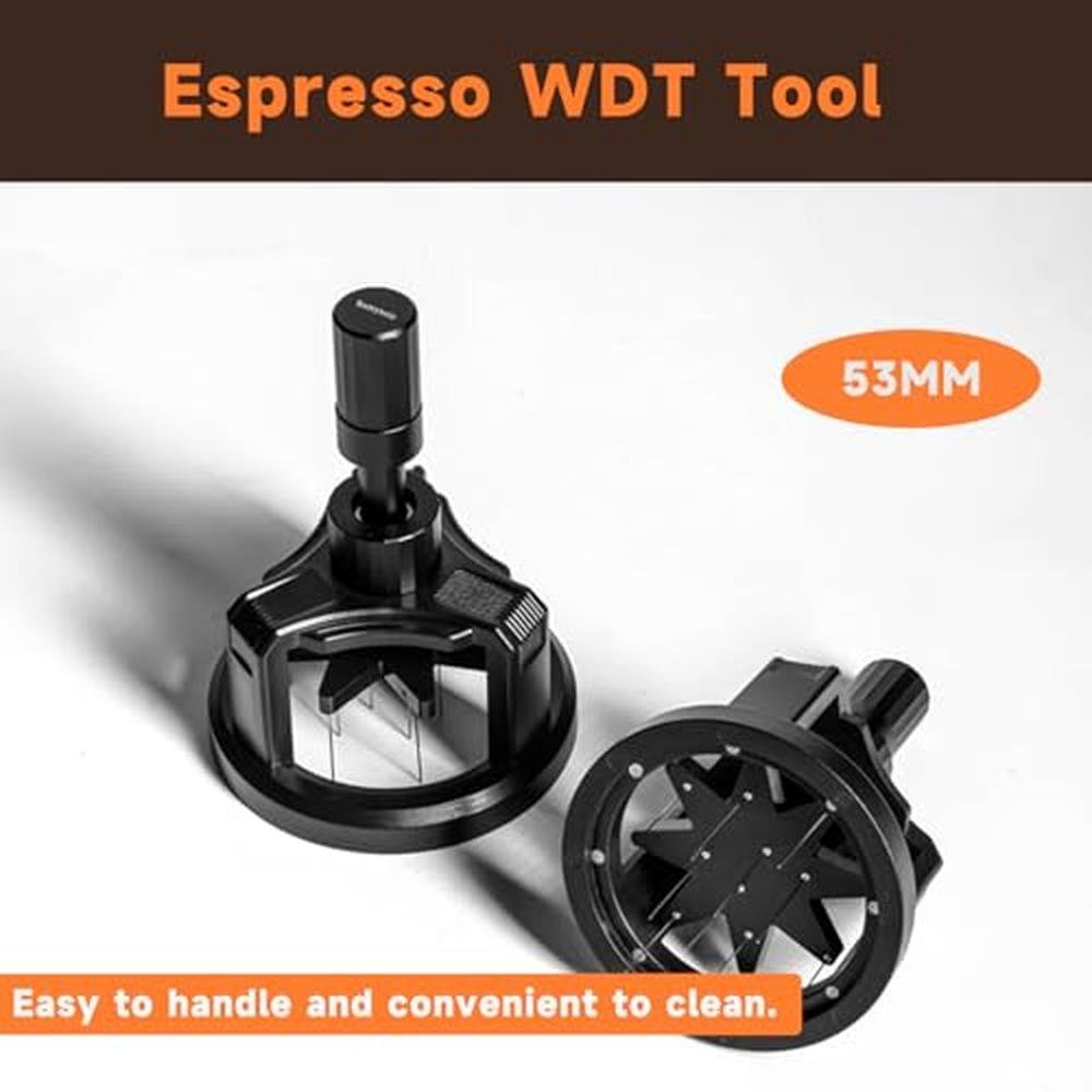 54mm WDT Tool: Bamynoir Espresso Stirrer Distribution Tool – Side View