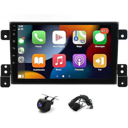 2+32GB Car Stereo Radio for Grand Vitara 2005-2015 Car – Front View