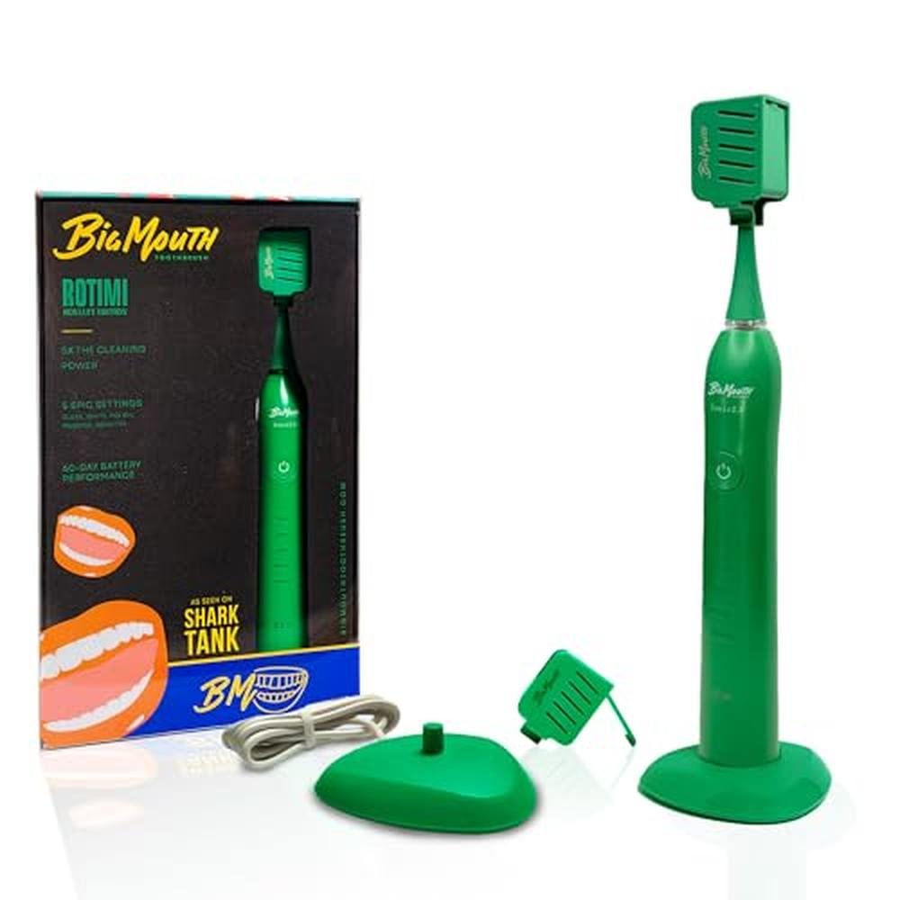Toothbrush Big: Dr Bobbi Big Mouth Electric Toothbrush – Front View