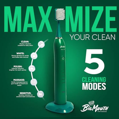 Toothbrush Big: Dr Bobbi Big Mouth Electric Toothbrush – In Use