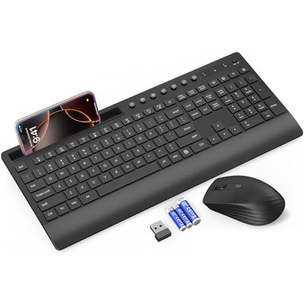 Wireless Keyboard and Mouse Combo – Front View