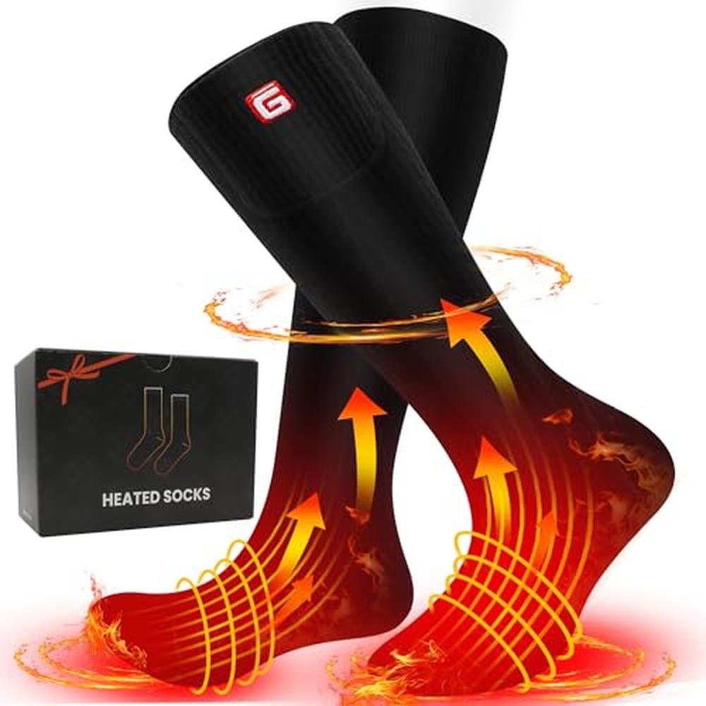 Premium Heated Socks for Men and Women – Front View