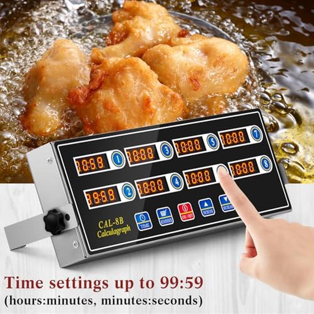 RelaxWeex: RelaxWeex 1-Pack 8-Channel Digital Kitchen Timer – In Use